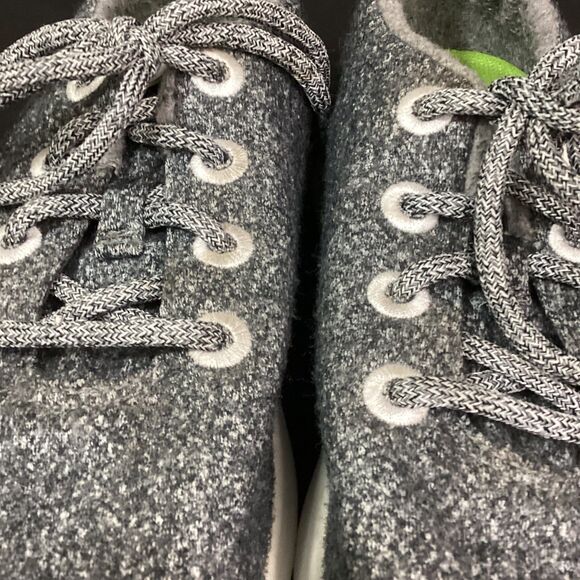 Allbirds Wool Runners -Women's Sz 10 - Charcoal Gray + Gray Soles-WR Merino Wool - Picture 5 of 10